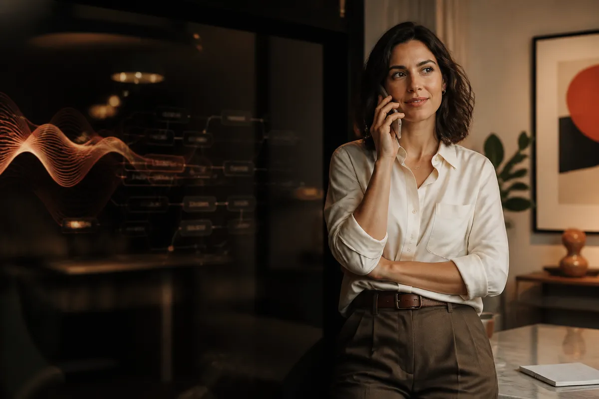 Business owner taking a discovery call about an agentic workflow automation